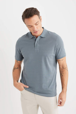 Regular Fit Polo Yaka Pike Polo Tisort - Defacto фото 5