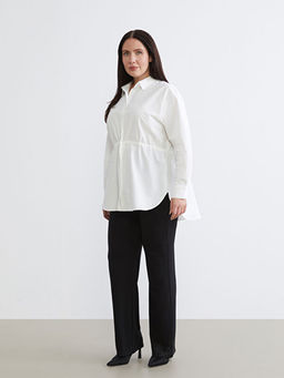 B?y?k Beden Poplin Kad?n G?mlek