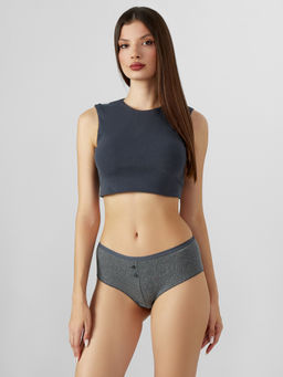 Цена за 2 штуки! Трусы шортики женские темно-серые