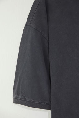 TRENDYOL MAN Antrasit Oversize/Genis Kesim Eskitme Efektli %100 PamukluT-Shirt TMNSS25TS00040 - Trendyolmilla фото 5