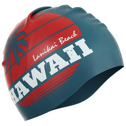 Шапочка для плавания детская ONLITOP HAWAII, силиконовая, обхват 46-52 см  фото 4