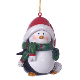 Фигурка декоративная подвесная "Пингвин", L5 W5 H6,5 см, 2в.