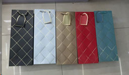 Цена за 12 шт. Пакет подарочный 36x9x12 / 324-154 /уп 12/720/под бутылку