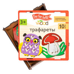 Трафареты деревянные «Far far land Wood,», набор 10 шт.