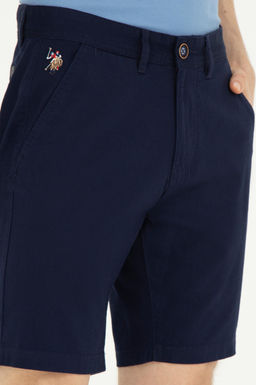 Мужские темно-синие тканые шорты - U.s. polo assn фото 12