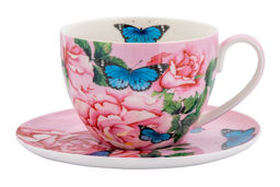 Чашка с блюдцем Розы, 0,4 л - Maxwell & Williams фото 2