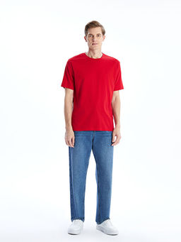 Bisiklet Yaka Penye Erkek Ti??rt