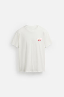 WASHED PRINT SLOGAN T-SHIRT - Zara фото 7