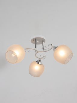 Люстра «Люси» 2028/3, 3×60 Вт, Е27, 54×24 см, белый