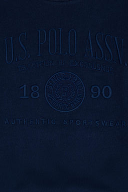 U. S. Polo Assn Детский темно-синий свитшот с круглым вырезом - U.s. polo assn фото 9