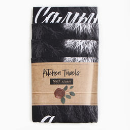 Набор кухонных полотенец Доляна. Самый лучший мужчина, 35?60 см - 4 шт., 100% хлопок, 160 г/м?