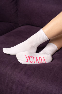 Хлопковые носки с добавлением эластана Happyfox  фото 25