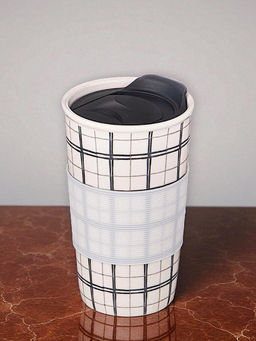 КРУЖКА LEFARD КОФЕМАНИЯ С ПЛАСТ. КРЫШКОЙ И С СИЛ ОБОДКОМ, 450МЛ  фото 6