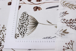 Перкаль Сентябрь - крупные веточки, (комп), ш.2.2м, хлопок-100%,115гр/м.кв - Купава фото 3