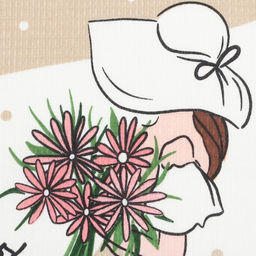 Полотенце Доляна Happiness 35х60 см, 100% хлопок, вафля 160 г/м2  фото 3