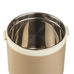 Термос для еды, 1.8 л, сохраняет тепло до 8 ч, нержавеющая сталь, коричневый, бежевый - Simaland фото 4