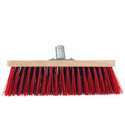 Щетка для пола деревянная 30см, втулка наклонная металлическая с резьбой д22мм, бук (Россия)
