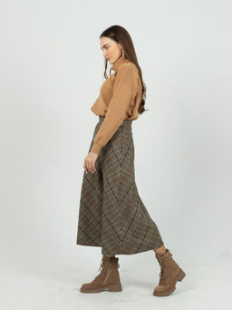 юбка А-силуэта в составе шерсть - Трика фото 4