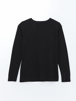 Bisiklet Yaka K?z ?ocuk Ti??rt - Waikiki фото 2