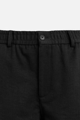 TEXTURED REGULAR FIT TROUSERS - Zara фото 19