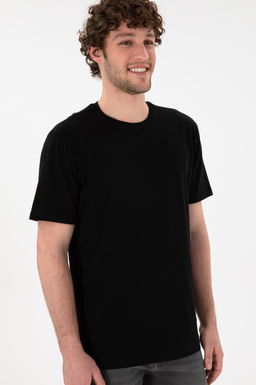 Erkek Regular Fit Bisiklet Yaka Siyah Basic Ti__rt Sepette S_rpriz _ndirim - U.s. polo assn фото 4