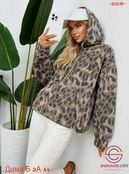 Женская толстовки с начесом - Bruno фото 2