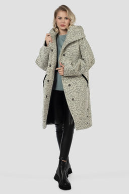 01-12041 Пальто женское демисезонное - El podio фото 3