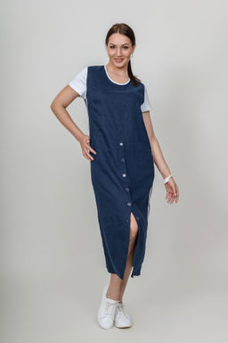 Платье 100% лен