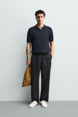 POLO PUNTO REGULAR FIT / Marino oscuro