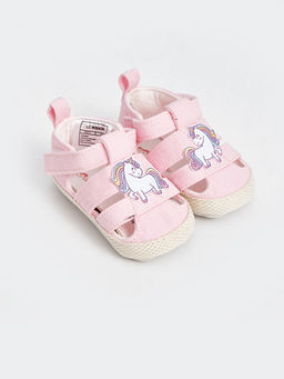 Nak??l? C?rt C?rtl? K?z Bebek Y?r?me ?ncesi Sandalet
