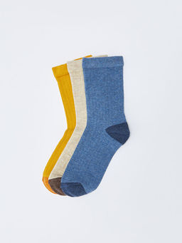 Basic Erkek ?ocuk Soket ?orap 3l?