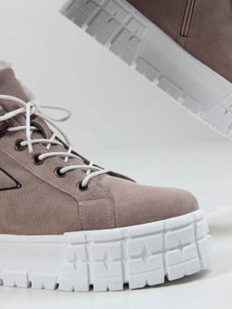 Ботинки EDART 243.212131 w. каменный замша/шерсть - Ed'art фото 5