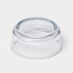 Цена за 2 шт. Контейнер для хранения продуктов ABAN min, 210 мл, стекло, голубой