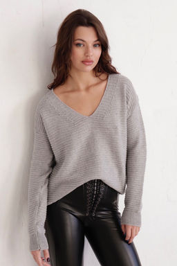 10809 Пуловер серый - Martichelli фото 20