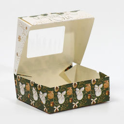 Цена за 5 шт. Коробка складная «Новогодний шик», 10×8×3.5 см