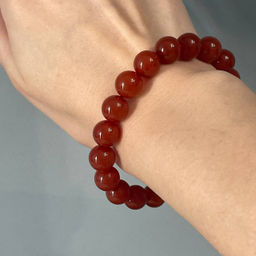 Браслет из Сердолика 17,5 см - Радуга самоцветов фото 6