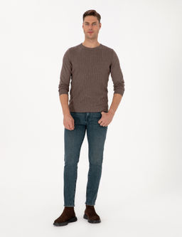 Vizon Slim Fit Bisiklet Yaka Triko Kazak - Pierre cardin фото 4