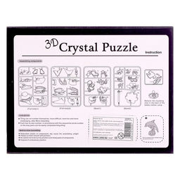 Пазл 3D кристаллический «Дельфин», 39 деталей, МИКС