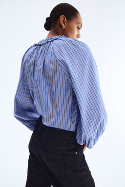 Flounce-trimmed blouse - H&m фото 5