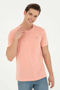 Мужская базовая футболка Salmon