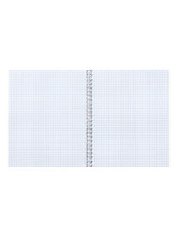 Цена за 4 шт. Тетрадь 48 листов в клетку на гребне, Calligrata «Чёрный Кот», МИКС