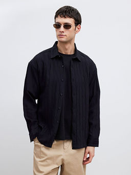 Regular Fit ?izgili Erkek G?mlek