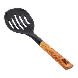 Шумовка из нейлона FORESTA,34*10,5см пласт. ручка/дизайн под дерево арт. 006462