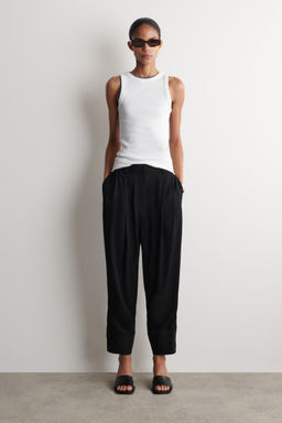 PANTAL?N GLOBO CON PINZAS EN TWILL - H&m фото 2