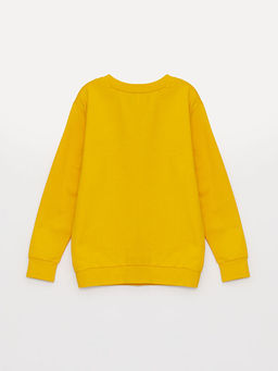 Bisiklet Yaka Pikachu Bask?l? Uzun Kollu Erkek ?ocuk Sweatshirt - Waikiki фото 2