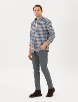 Haki Slim Fit Jean Pantolon