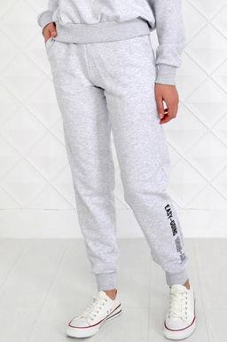 Арт. 7583 Брюки женские 44-52 (5 шт) Цвет:светло-серый меланж - Калинка фото 4