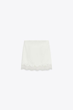 SATIN BANDEAU TOP WITH LACE - Zara фото 16