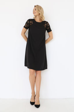 Платье с рукавами из кружева - Looklikecat фото 2