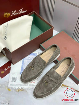 Лоферы женские замшевые